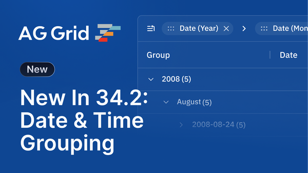 What's New in AG Grid 34.2